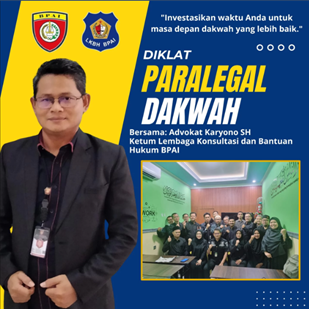 Diklat Paralegal Dakwah di Jakarta